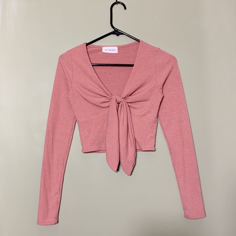 Long sleeve crop top